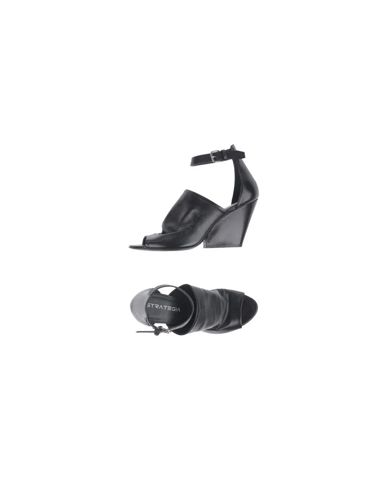 Strategia / JFK SCHUHE - Sandalenauf YOOX.COM Schwarz