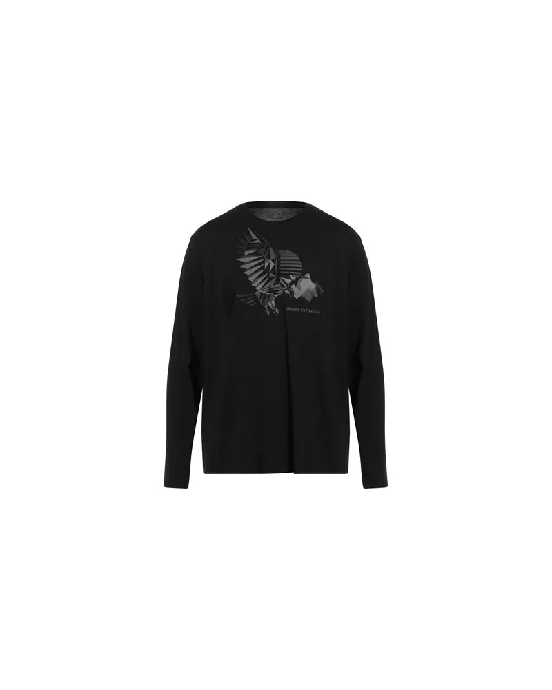 Armani Exchange TOPS - T-shirtsauf YOOX.COM Schwarz