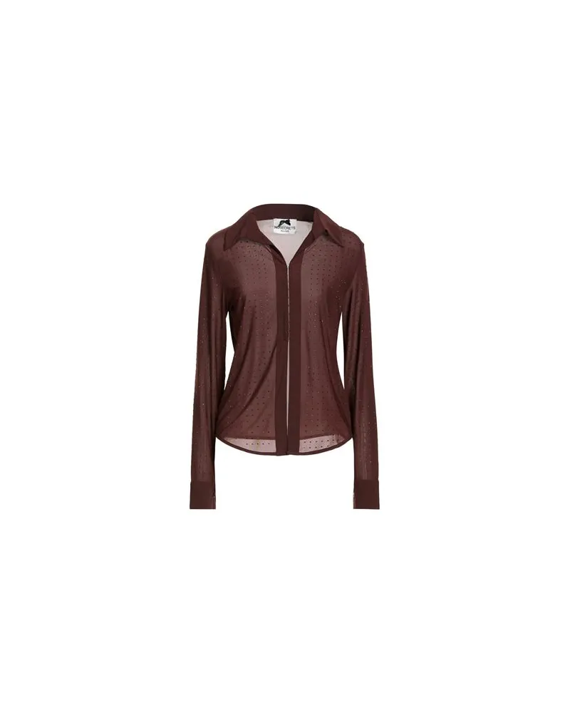 No Secrets TOPS - Hemdenauf YOOX.COM Schokobraun