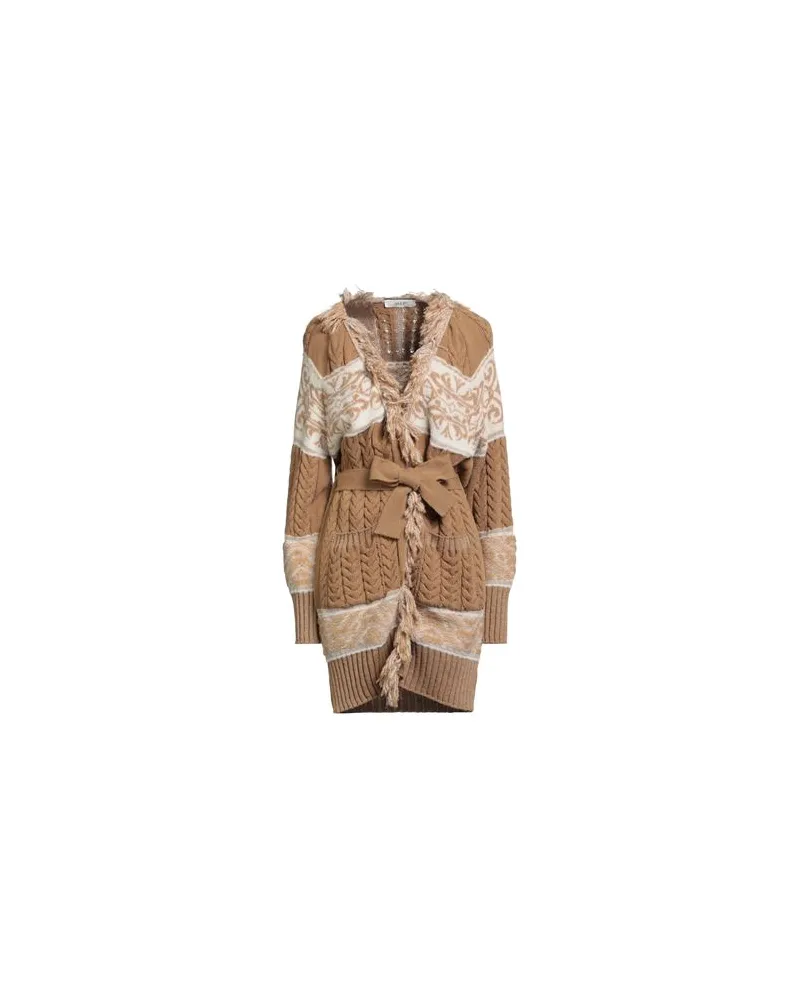 AKEP STRICKWAREN - Strickjackenauf YOOX.COM Beige
