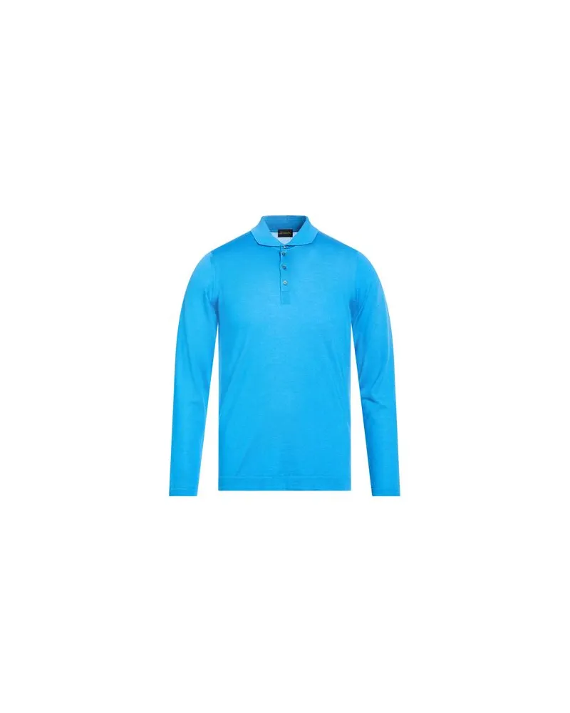 Drumohr  TOPS - Poloshirtsauf YOOX.COM Blau