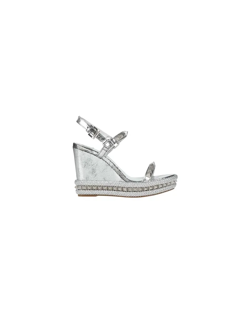 Christian Louboutin SCHUHE - Sandalenauf YOOX.COM Silber