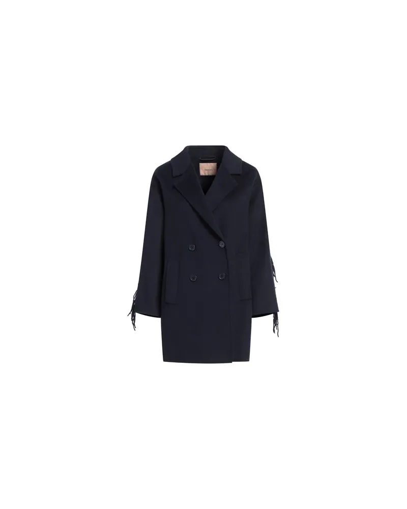 Twin-Set JACKEN & MÄNTEL - Mäntelauf YOOX.COM Marineblau