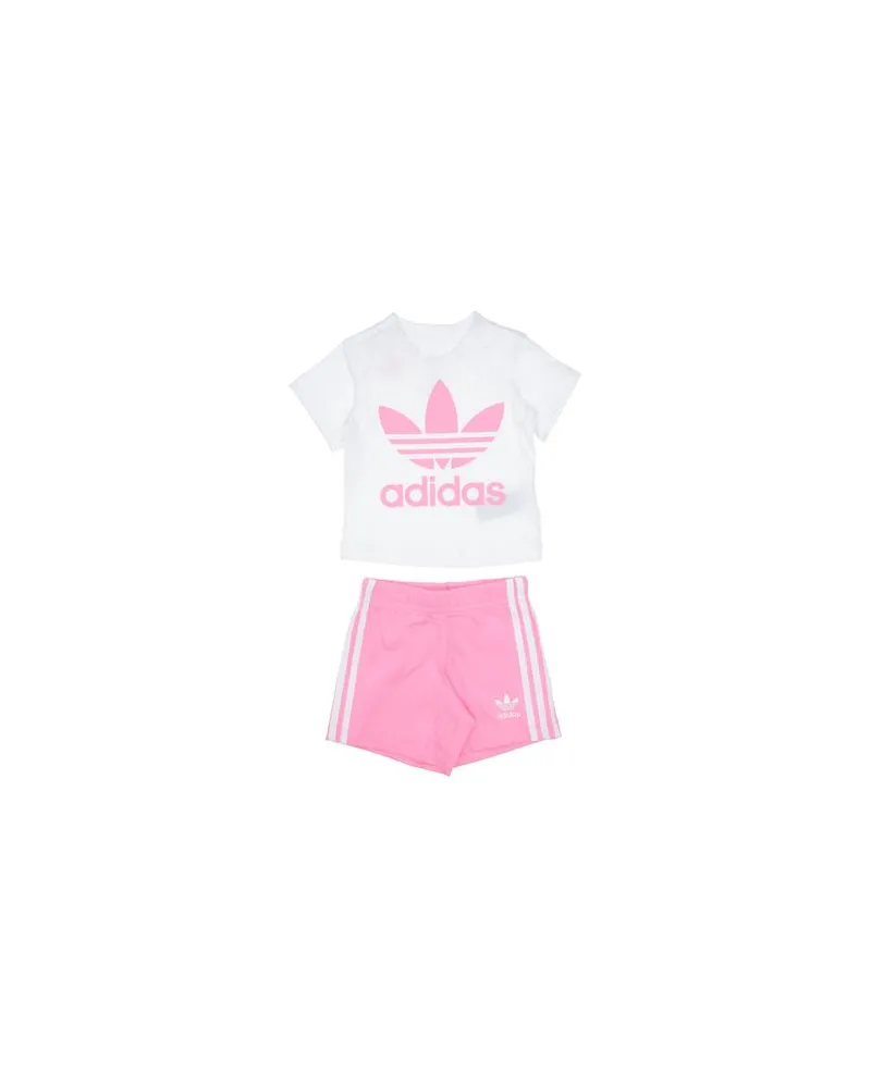adidas SHORT TEE SET  - NEUGEBORENE - Babykleidung-Setsauf YOOX.COM Weiß