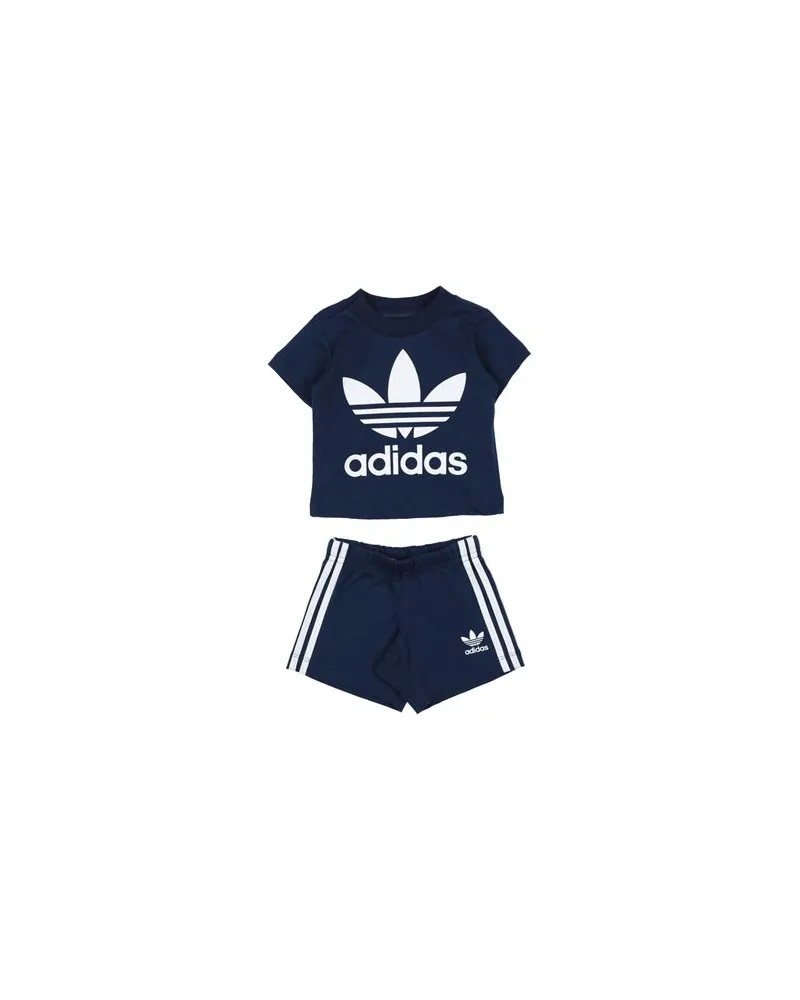 adidas SHORT TEE SET  - NEUGEBORENE - Babykleidung-Setsauf YOOX.COM Nachtblau