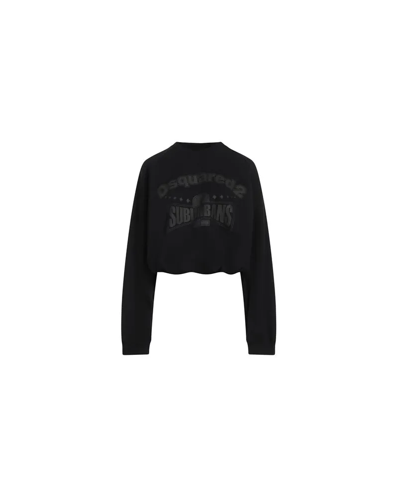 Dsquared2 TOPS - Sweatshirtsauf YOOX.COM Schwarz