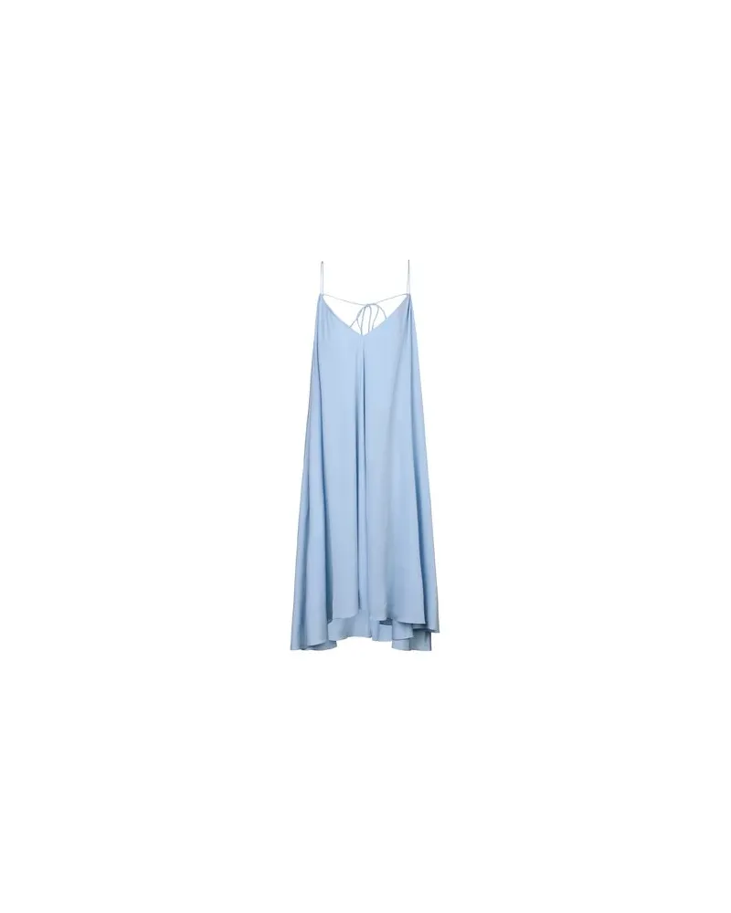 Weili Zheng KLEIDER - Midi-Kleiderauf YOOX.COM Himmelblau
