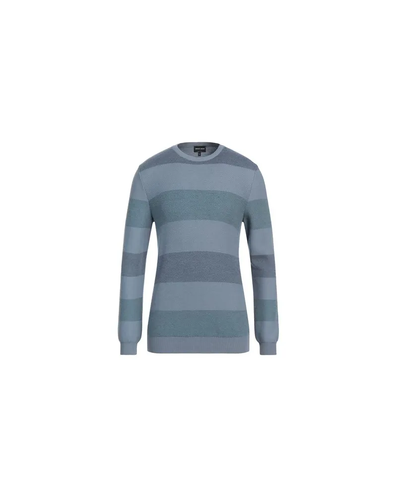 Giorgio Armani STRICKWAREN - Pulloverauf YOOX.COM Blaugrau