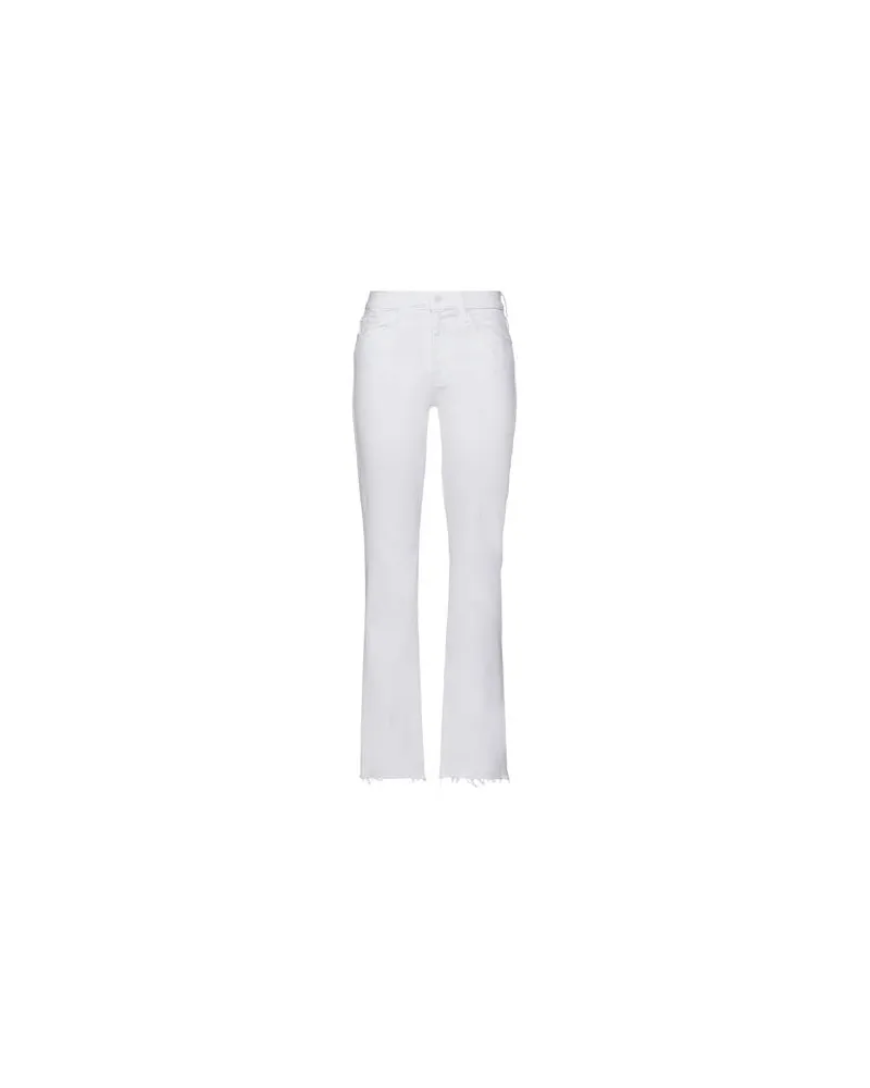 Mother HOSEN & RÖCKE - Jeanshosenauf YOOX.COM Weiß
