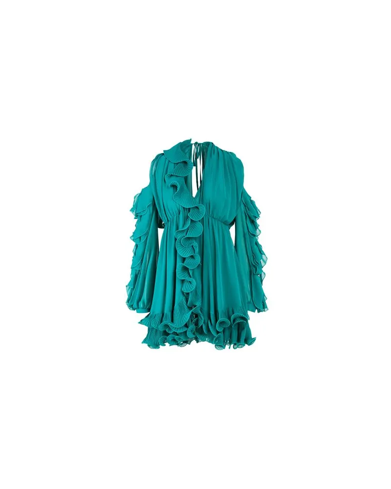 BABYLON KLEIDER - Mini-Kleiderauf YOOX.COM Smaragdgrün