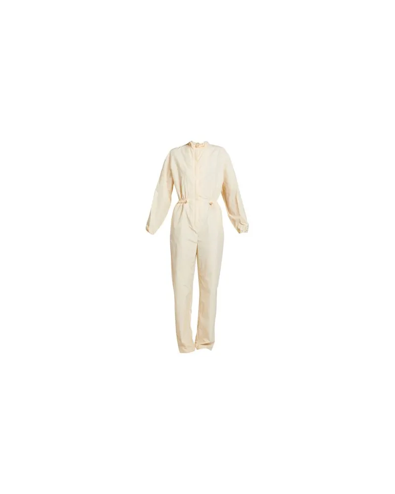 Patrizia Pepe OVERALLS - Jumpsuitsauf YOOX.COM Cremeweiß
