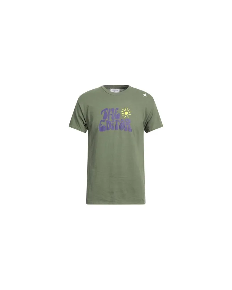 THE EDITOR TOPS - T-shirtsauf YOOX.COM Militärgrün