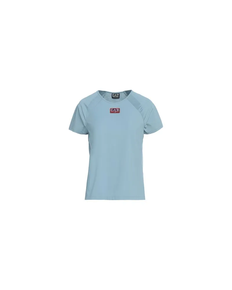 EA7 TOPS - T-shirtsauf YOOX.COM Hellblau