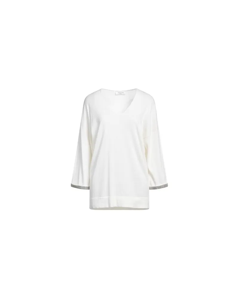 Fabiana Filippi STRICKWAREN - Pulloverauf YOOX.COM Elfenbein