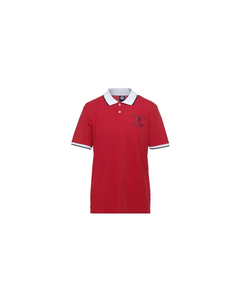 North Sails TOPS - Poloshirtsauf YOOX.COM Rot