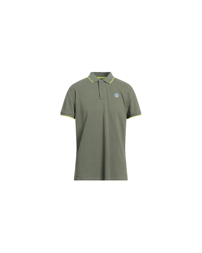 North Sails TOPS - Poloshirtsauf YOOX.COM Militärgrün