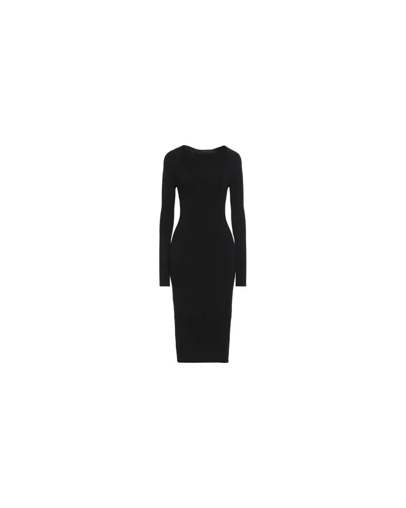 Federica Tosi KLEIDER - Midi-Kleiderauf YOOX.COM Schwarz