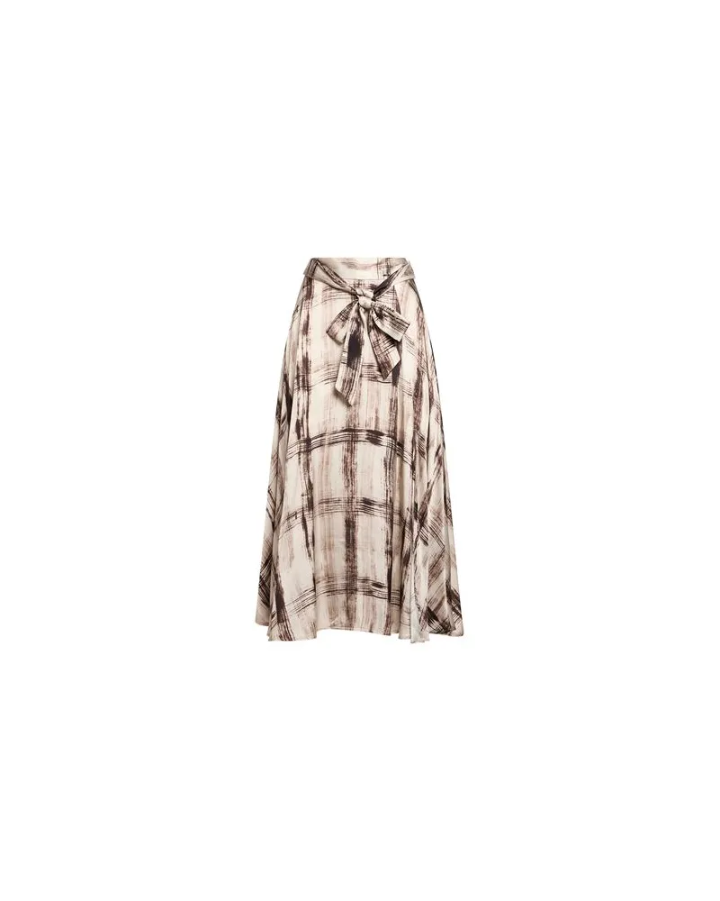 Icona By Kaos HOSEN & RÖCKE - Midi-Röckeauf YOOX.COM Maulwurfsgrau
