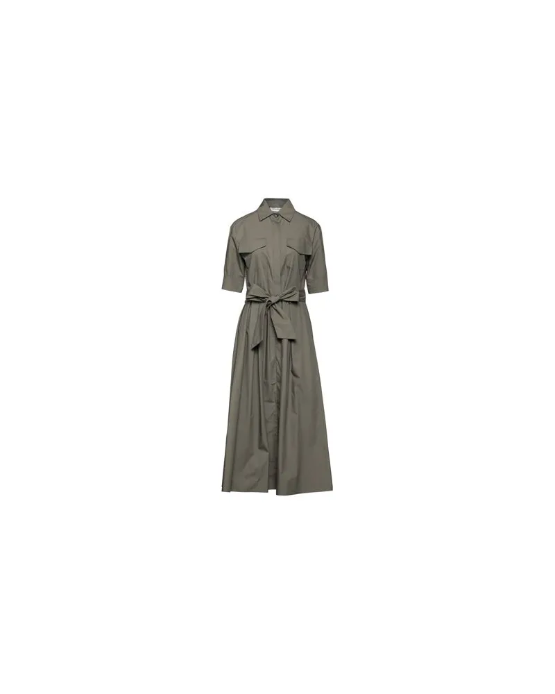 Anna Molinari KLEIDER - Midi-Kleiderauf YOOX.COM Militärgrün
