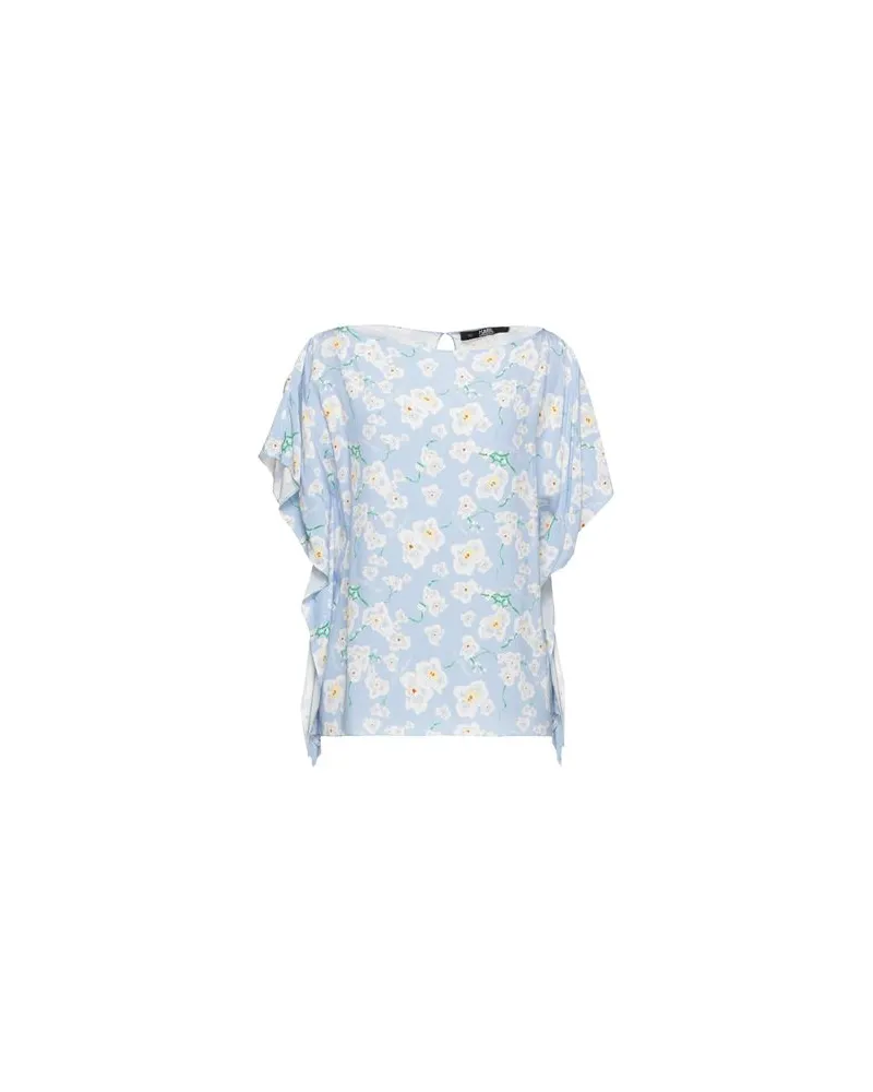 Karl Lagerfeld TOPS - Topsauf YOOX.COM Himmelblau