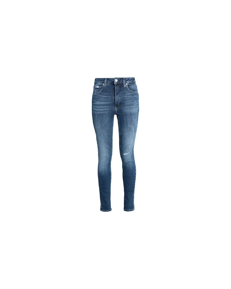 Calvin Klein HOSEN & RÖCKE - Jeanshosenauf YOOX.COM Blau