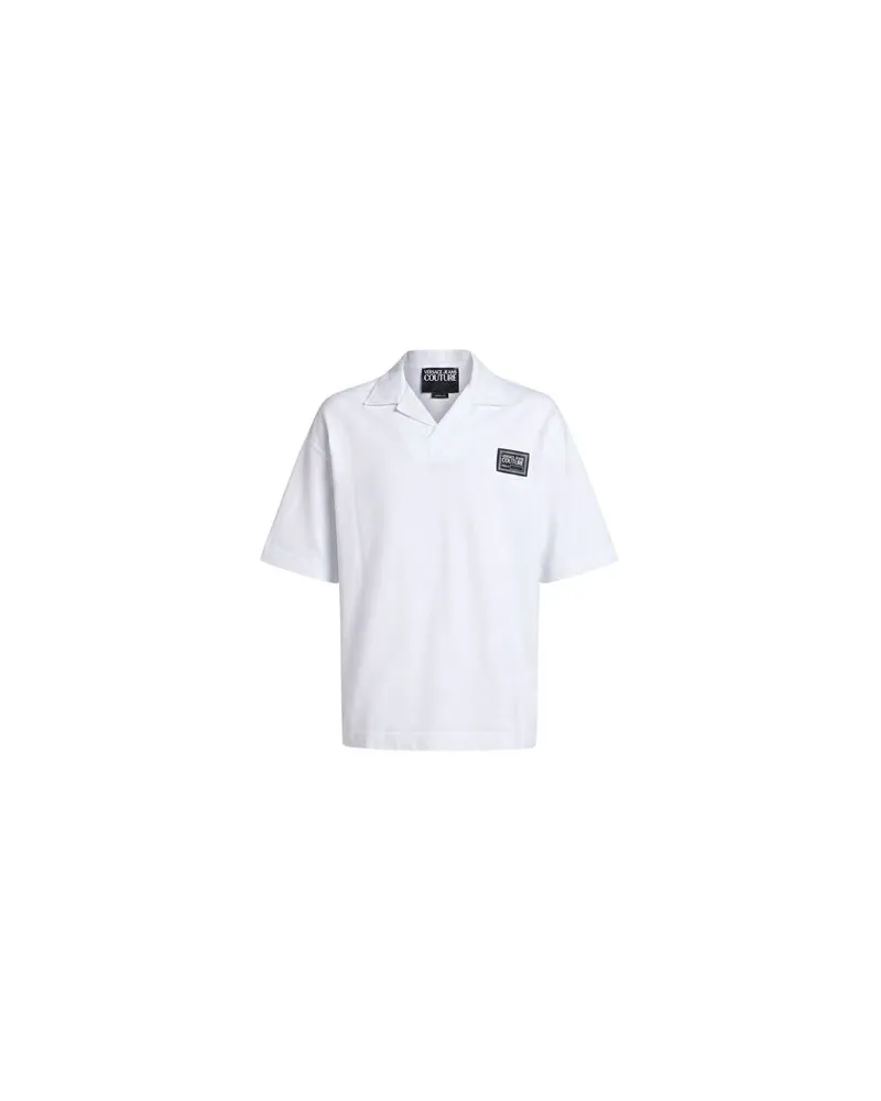 Versace Jeans TOPS - Poloshirtsauf YOOX.COM Weiß