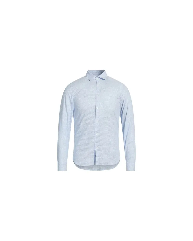 Armani Exchange TOPS - Hemdenauf YOOX.COM Himmelblau