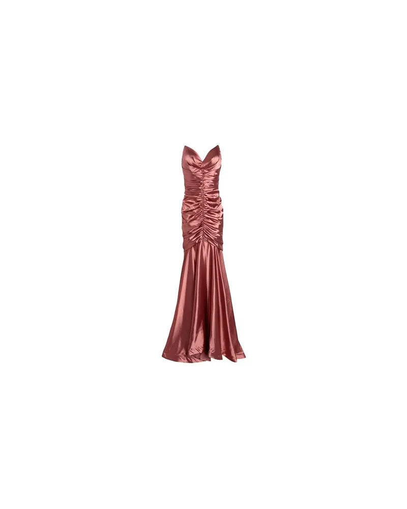 Forever Unique KLEIDER - Maxi-Kleiderauf YOOX.COM Antikrosa