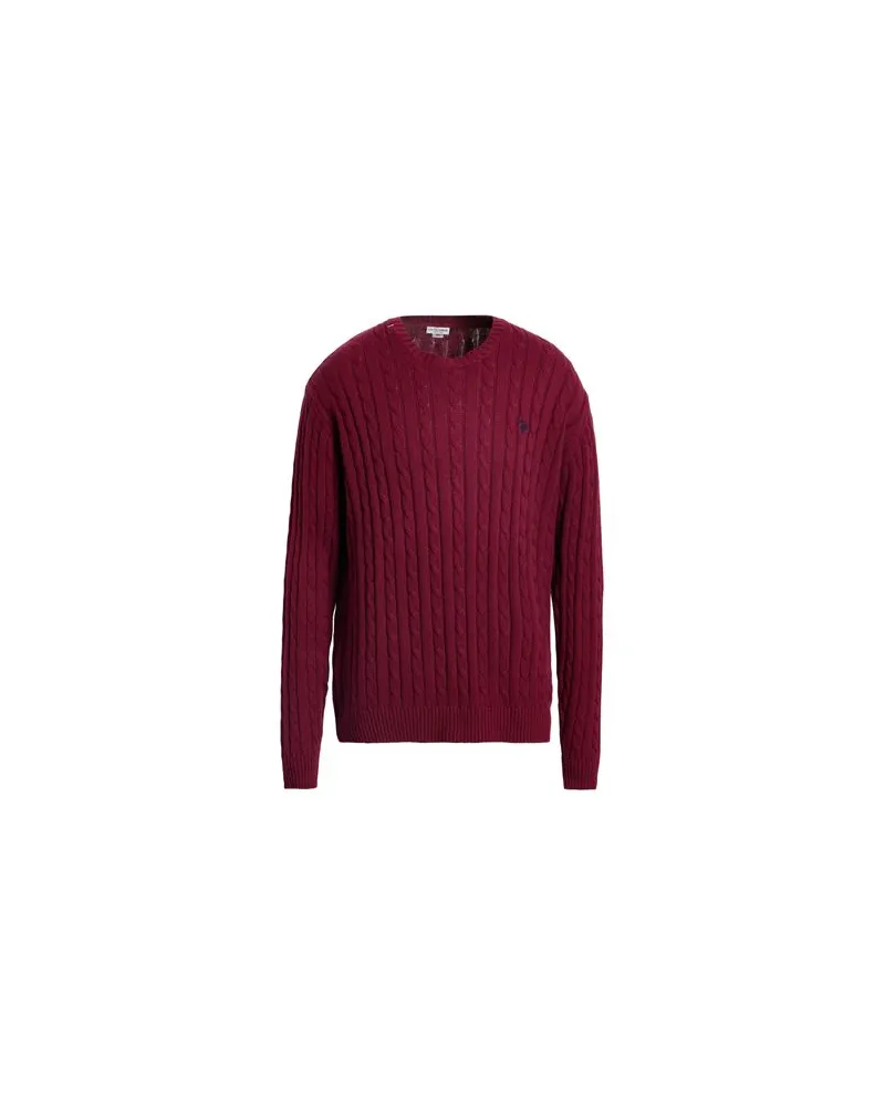 U.S. Polo Assn.  STRICKWAREN - Pulloverauf YOOX.COM Bordeaux