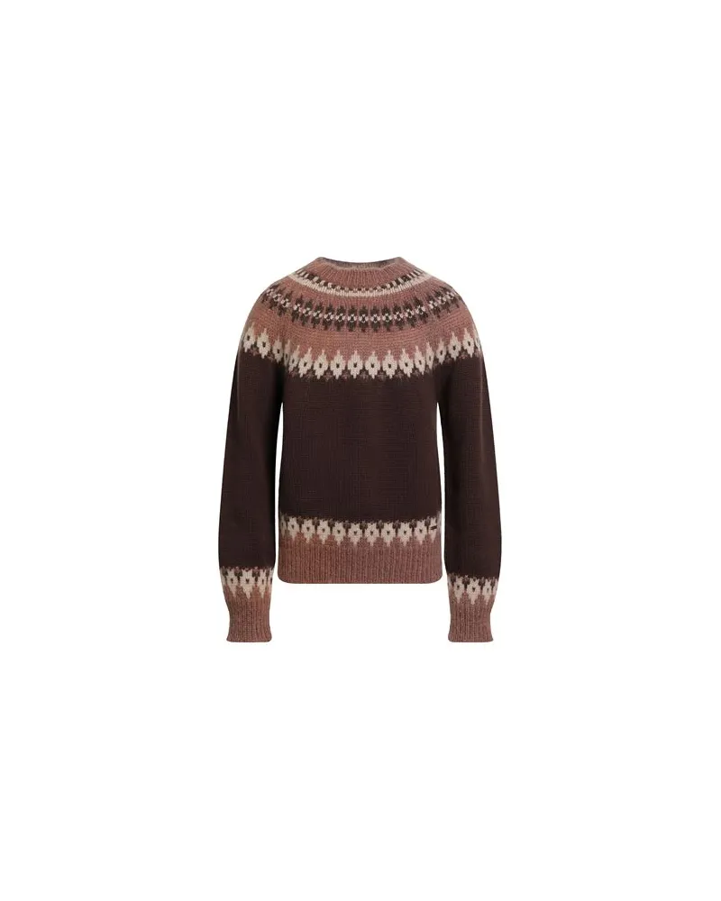 Dsquared2 STRICKWAREN - Rollkragenpulloverauf YOOX.COM Dunkelbraun