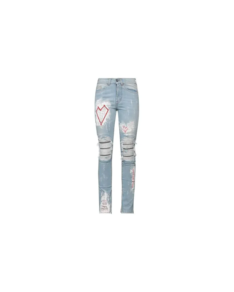 MJB HOSEN & RÖCKE - Jeanshosenauf YOOX.COM Blau