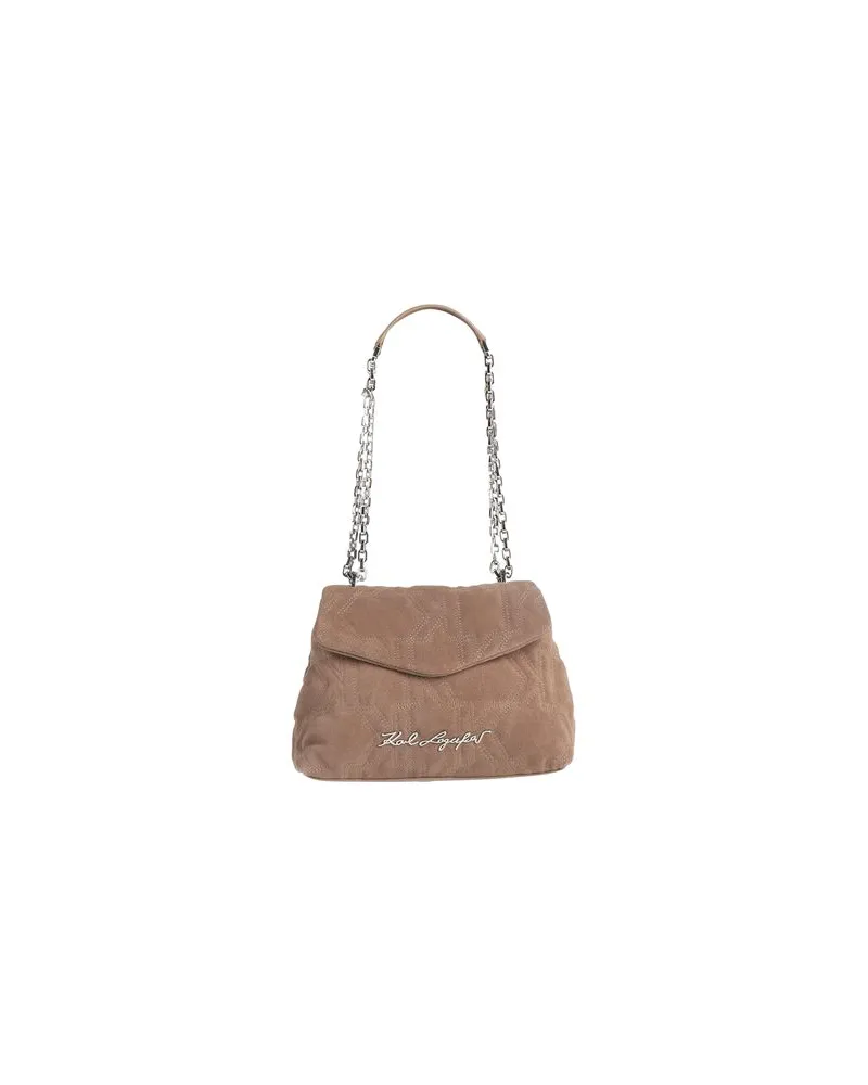 Karl Lagerfeld TASCHEN - Schultertaschenauf YOOX.COM Kamel