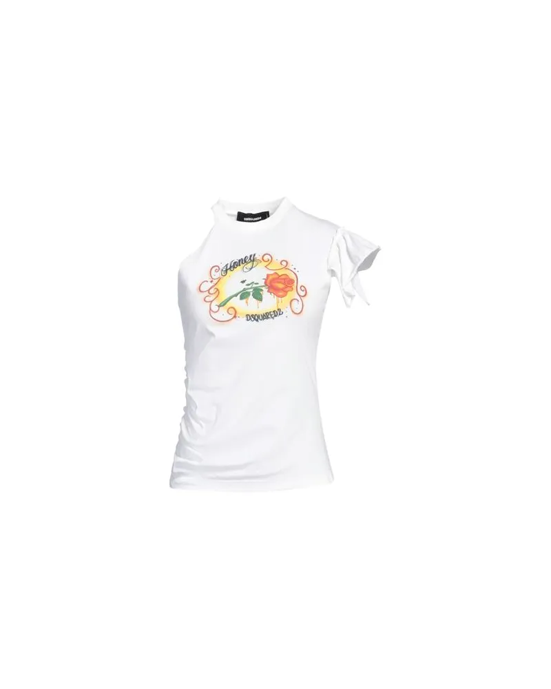 Dsquared2 TOPS - T-shirtsauf YOOX.COM Weiß