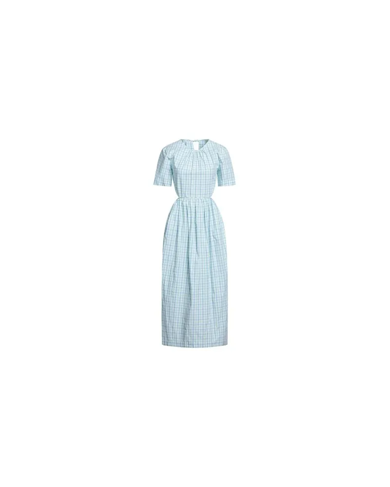 Semicouture KLEIDER - Maxi-Kleiderauf YOOX.COM Hellblau