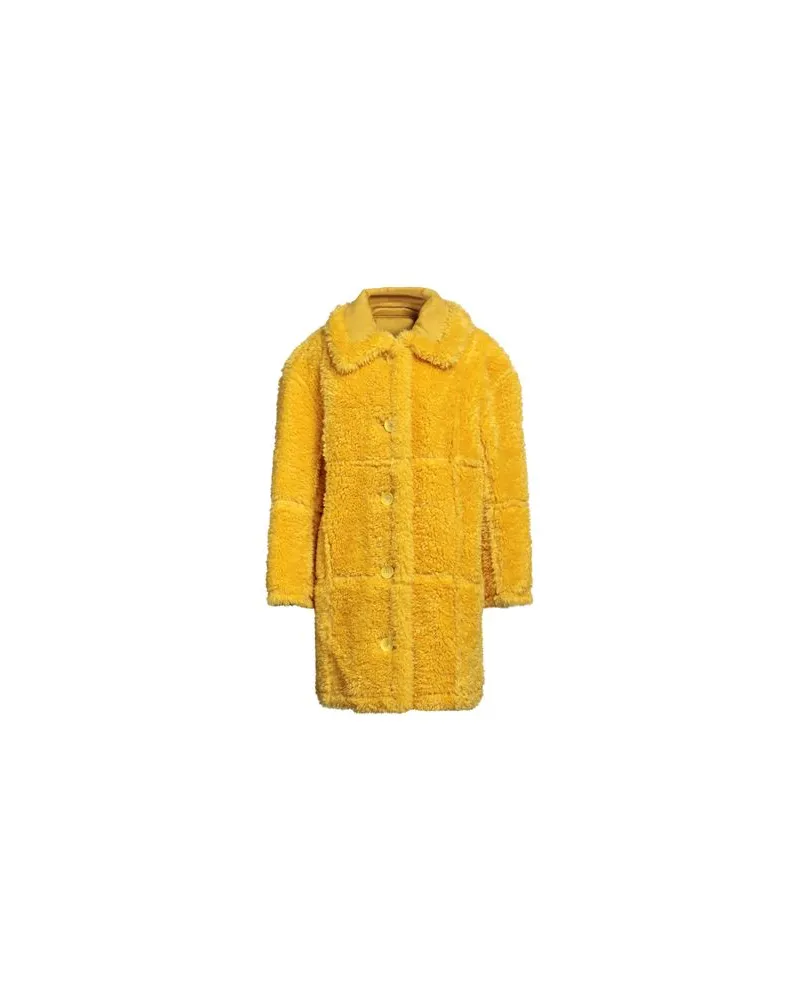 STAND JACKEN & MÄNTEL - Shearling- & Kunstfellauf YOOX.COM Gelb