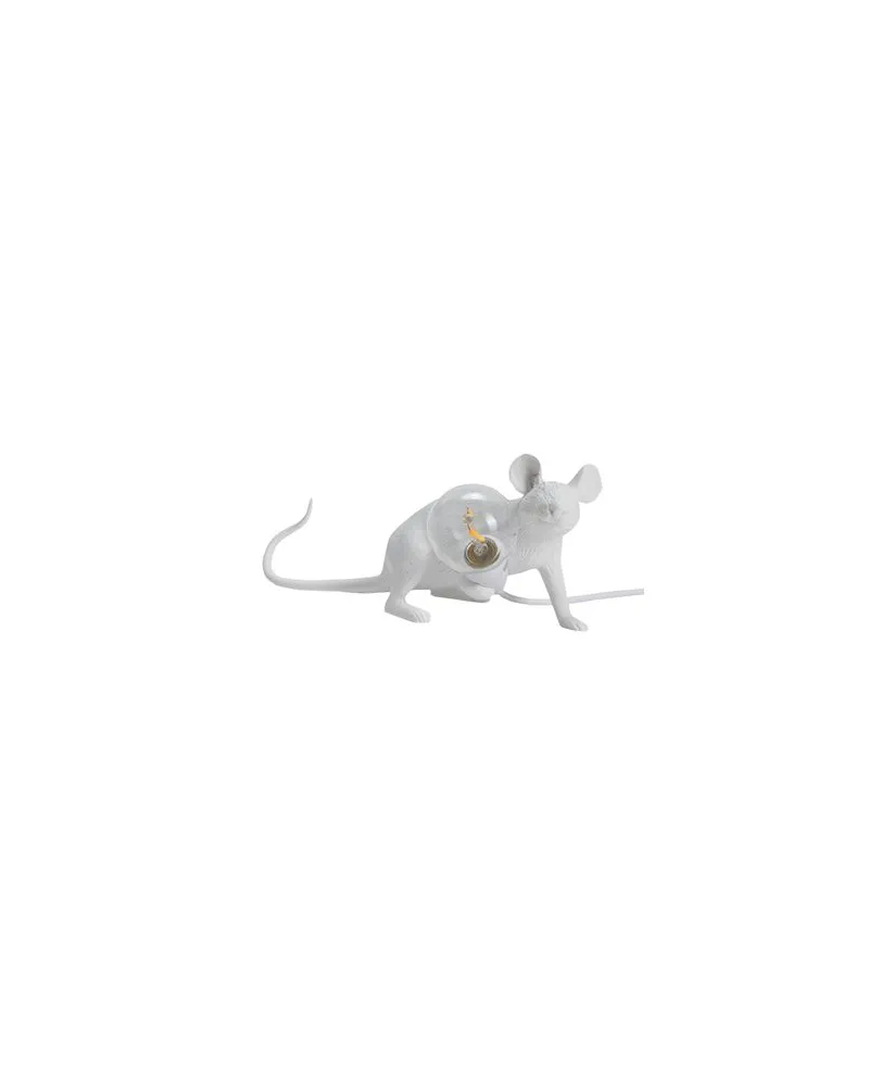 Seletti MOUSE LAMP#3-LOP  -  USB  - BELEUCHTUNG - Tischleuchtenauf YOOX.COM Weiß