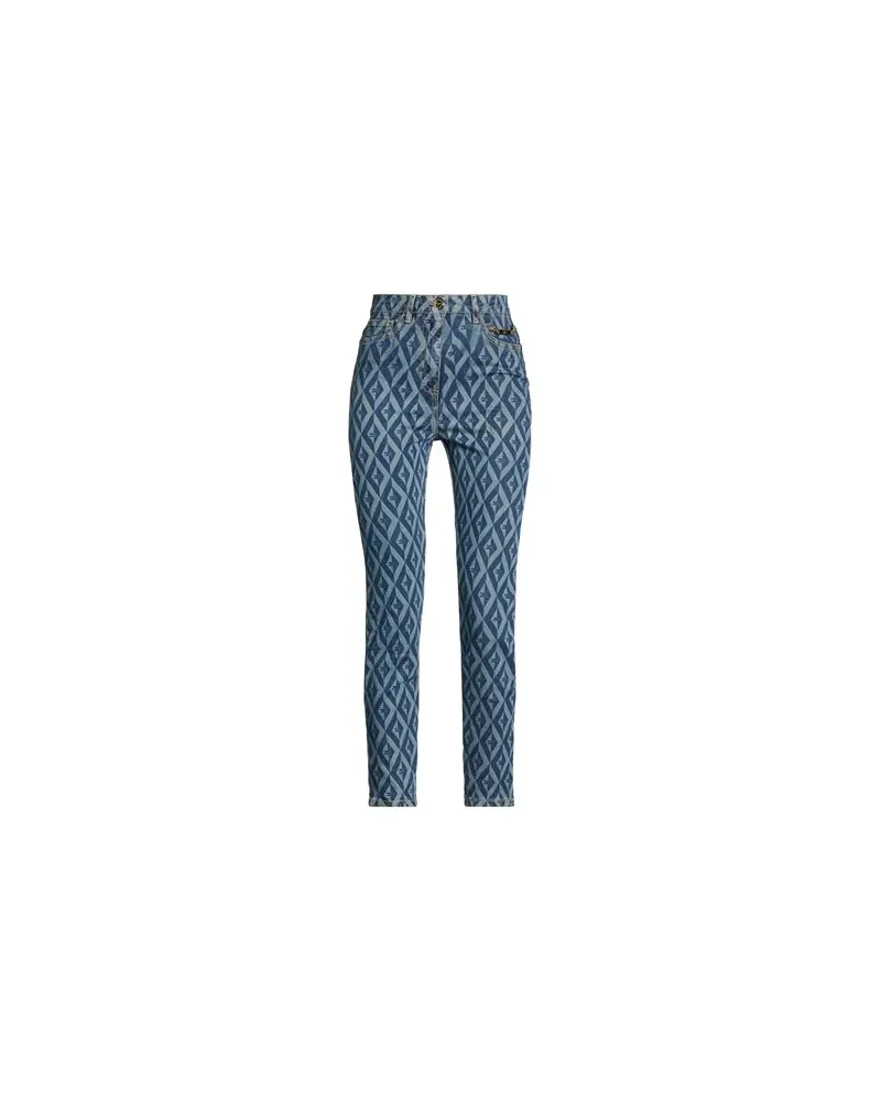 Elisabetta Franchi HOSEN & RÖCKE - Jeanshosenauf YOOX.COM Blau