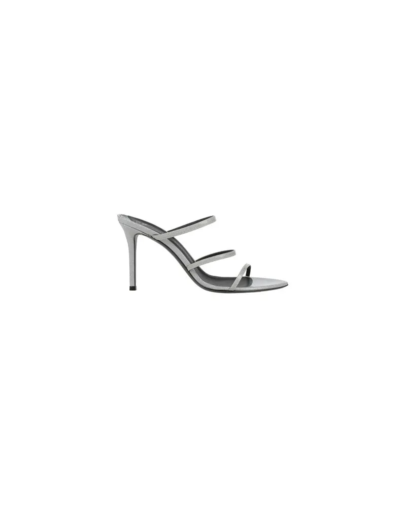 Giuseppe Zanotti SCHUHE - Sandalenauf YOOX.COM Silber