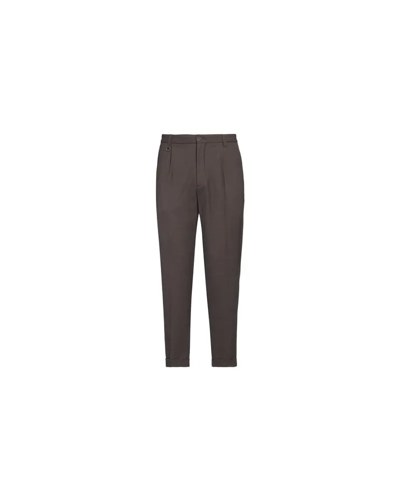 Paolo Pecora Milano HOSEN & RÖCKE - Hosenauf YOOX.COM Dunkelbraun