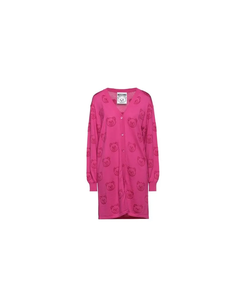 Moschino COUTURE - STRICKWAREN - Strickjackenauf YOOX.COM Fuchsia