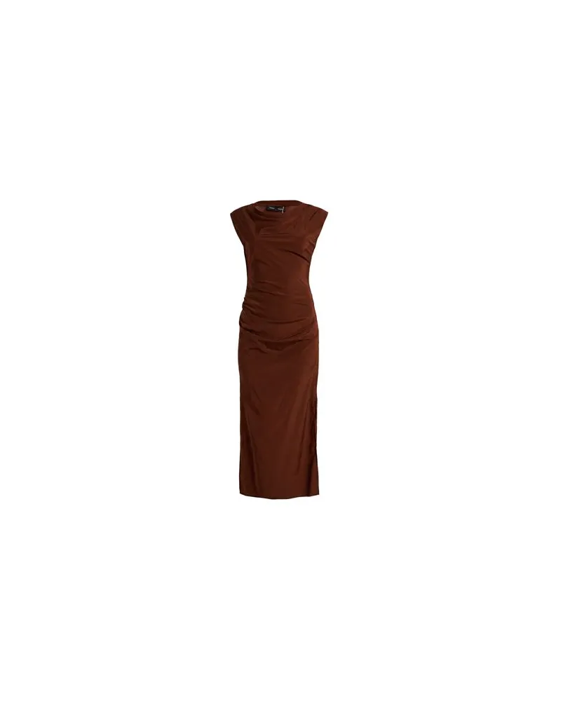Proenza Schouler KLEIDER - Maxi-Kleiderauf YOOX.COM Braun