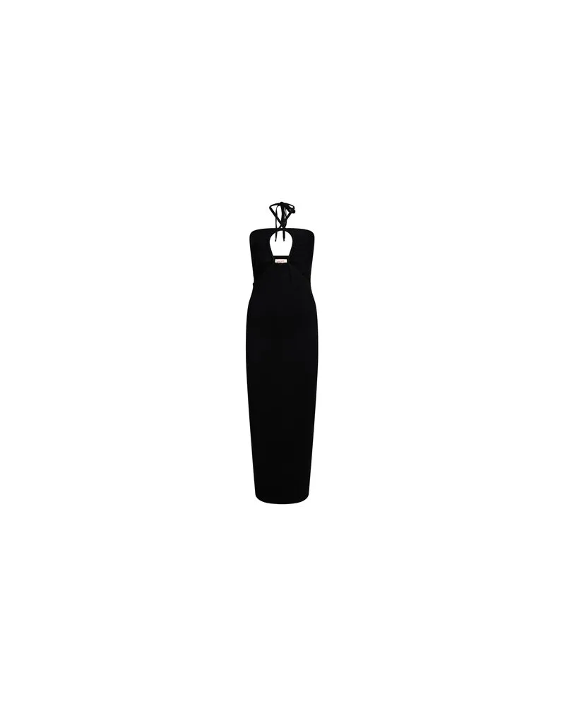 KONTATTO KLEIDER - Maxi-Kleiderauf YOOX.COM Schwarz