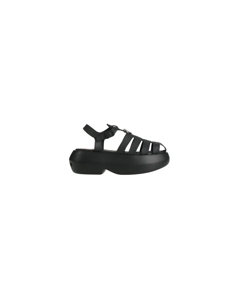 Moschino SCHUHE - Sandalenauf YOOX.COM Schwarz