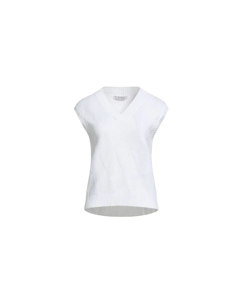 Max Mara LEISURE - STRICKWAREN - Pulloverauf YOOX.COM Weiß