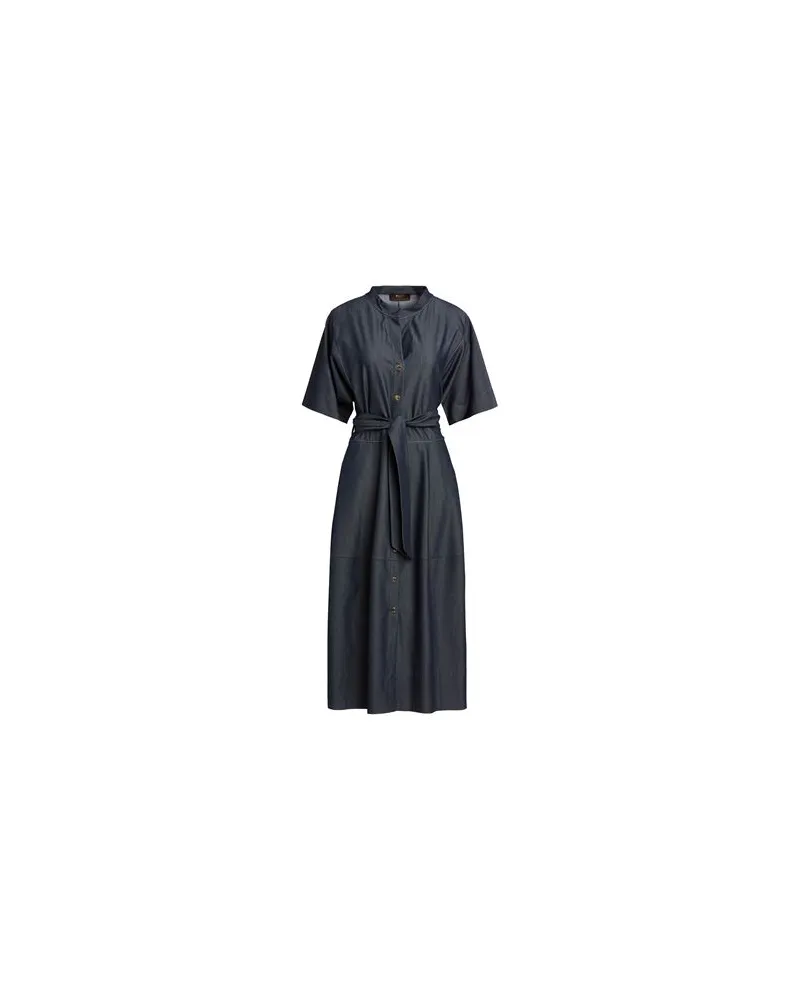 MOORER KLEIDER - Midi-Kleiderauf YOOX.COM Blau