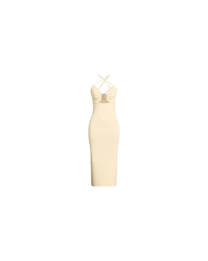 Patrizia Pepe KLEIDER - Midi-Kleiderauf YOOX.COM Cremeweiß