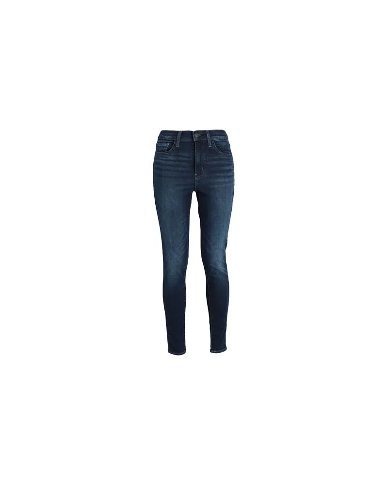 Levi's 720 HIRISE SUPER SKINNY DARK INDIGO - WORN IN  - HOSEN & RÖCKE - Jeanshosenauf YOOX.COM Blau