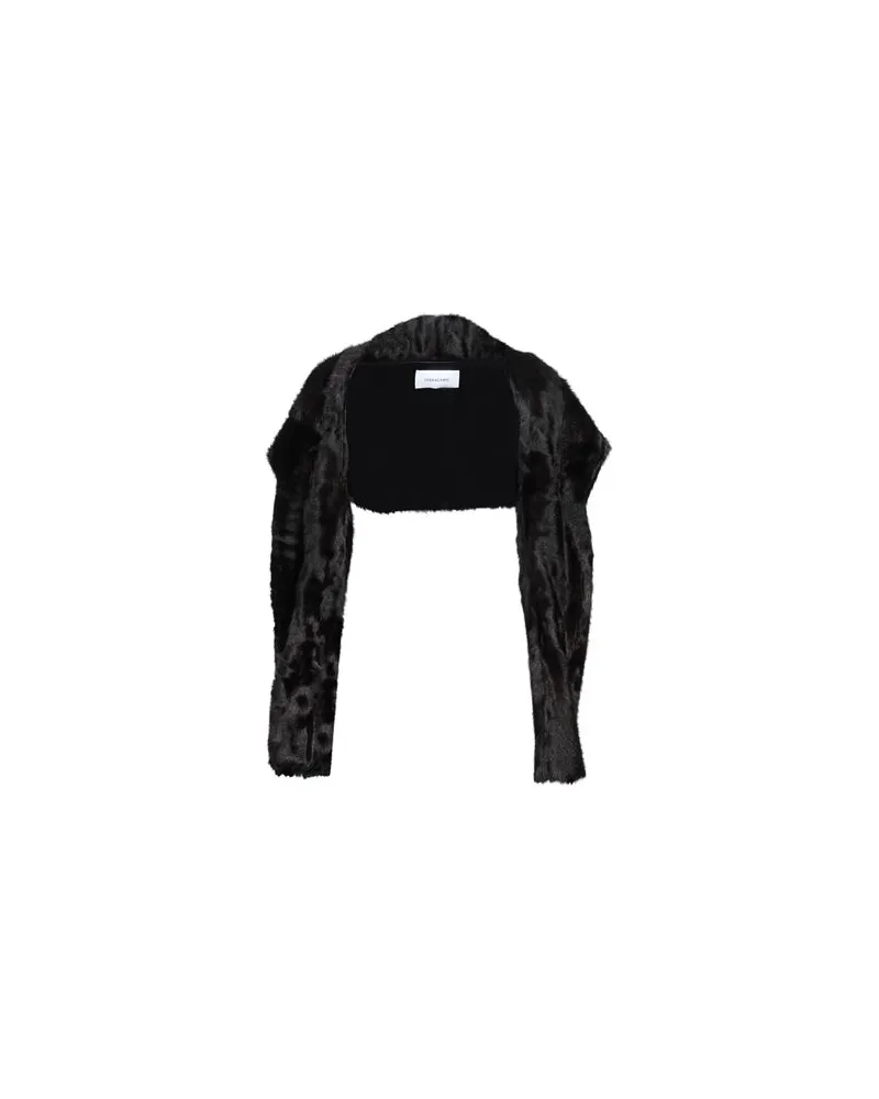 Ferragamo TOPS - Bolerosauf YOOX.COM Dunkelbraun