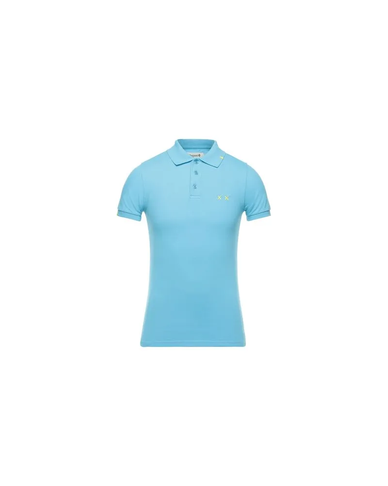 Project E TOPS - Poloshirtsauf YOOX.COM Himmelblau