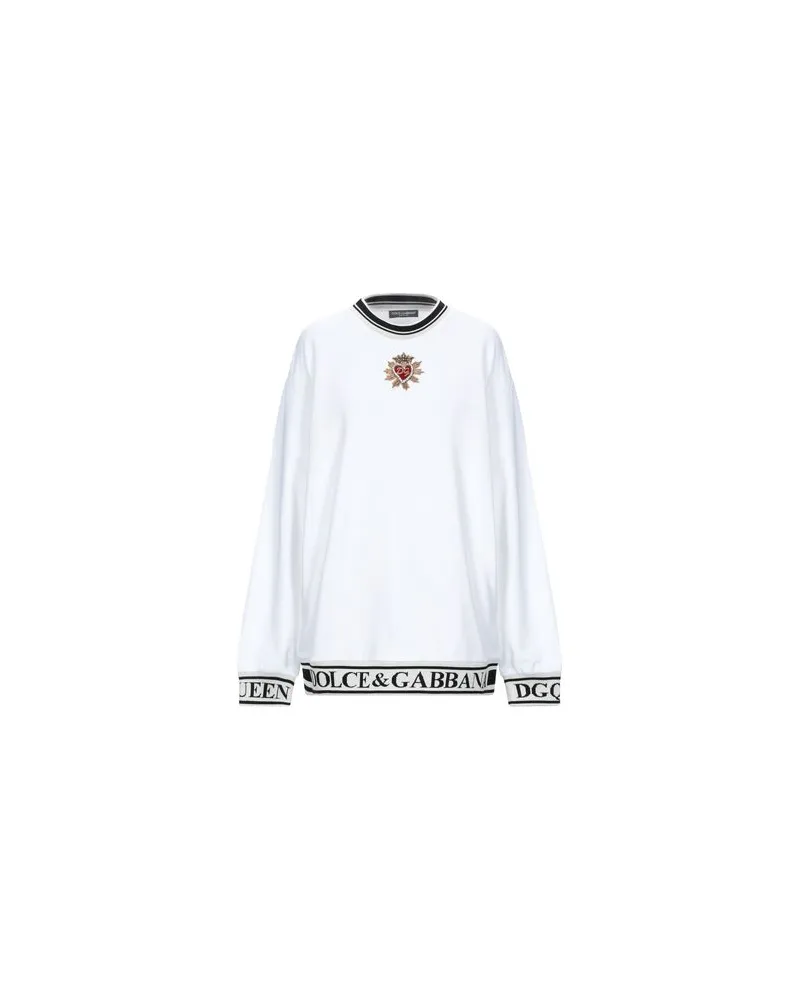 Dolce & Gabbana TOPS - Sweatshirtsauf YOOX.COM Weiß